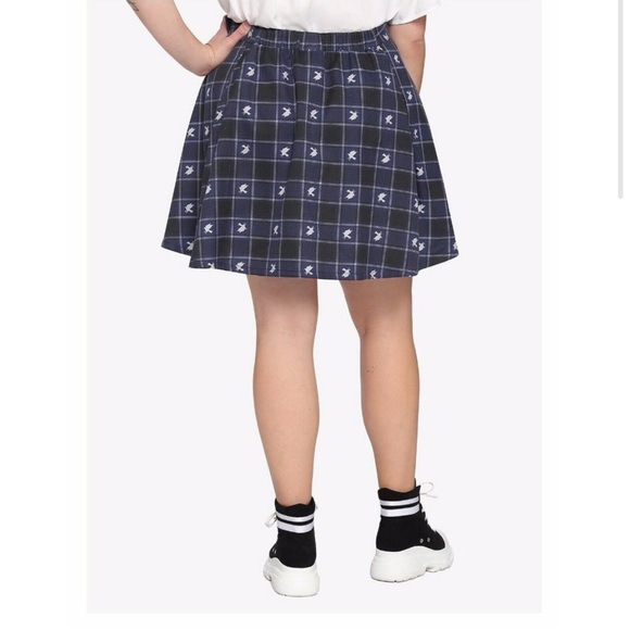 Hot Topic- Harry Potter Ravenclaw Plaid Pleated Skirt, size (plus size) Small - Picture 4 of 14